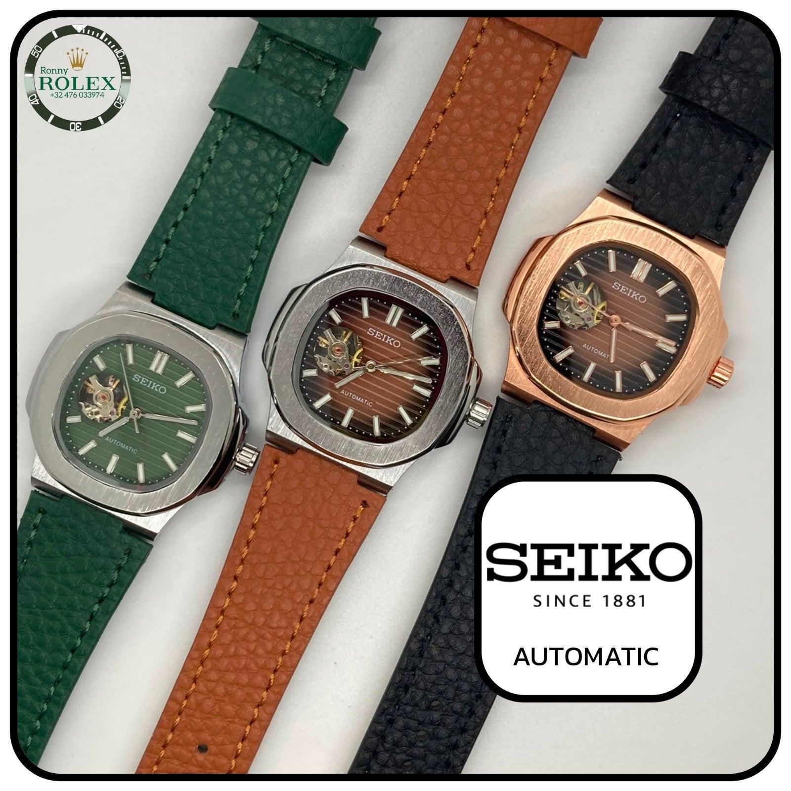SKO automatic ‐ 3 uitvoeringen, Ophalen of Verzenden, Waterdicht, Nieuw, Zilver