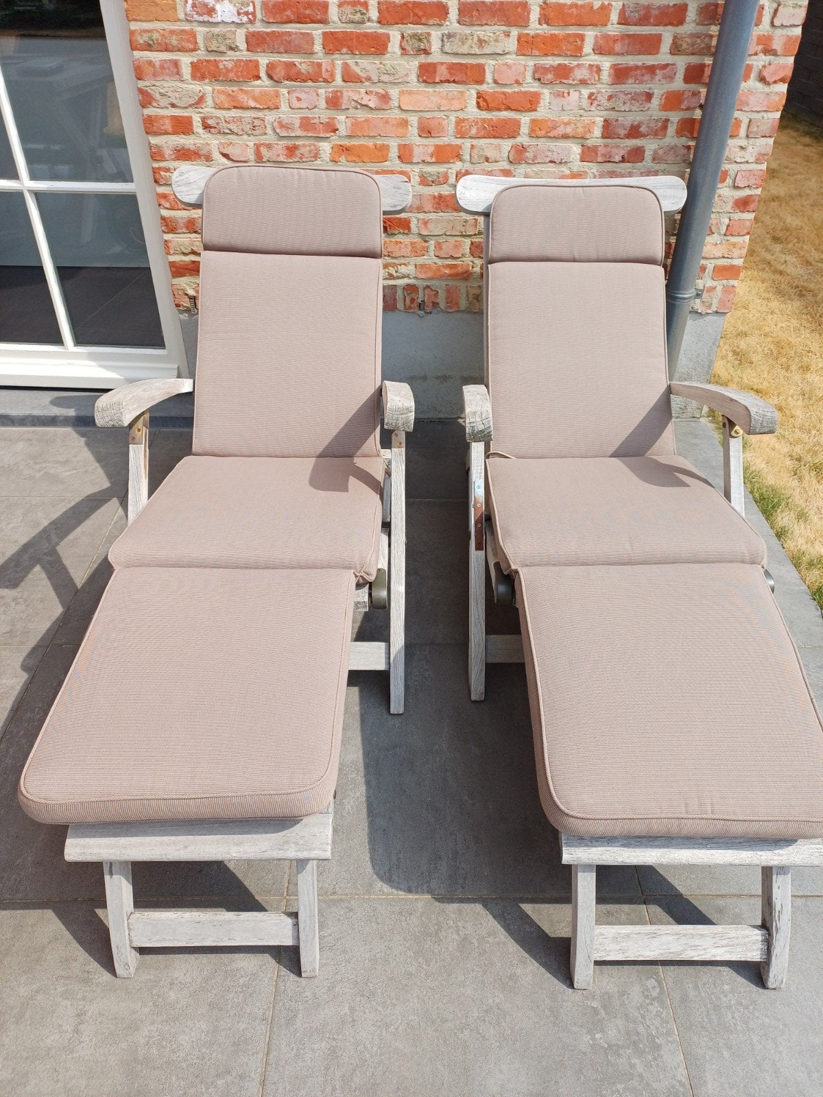 kussen deckchair 2x, Ophalen