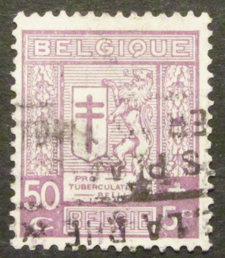50 centimes + 5 centimes estampillés OBC 242, Enlèvement ou Envoi, Affranchi, Timbre-poste, Autre