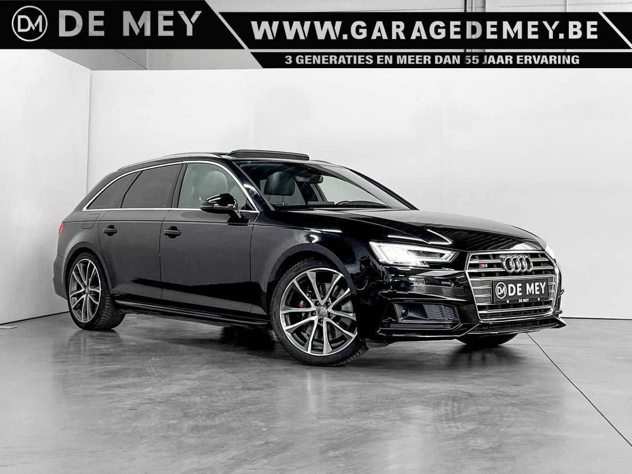 Audi S4 Avant 3.0 V6 TFSI Quattro / Pano / Trekhaak / Carpla, Auto's, Automaat, Adaptive Cruise Control, Zwart, Bedrijf