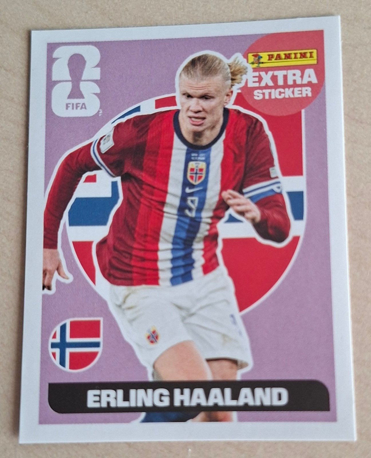 Sticker extra Erling Braut Haaland, Envoi