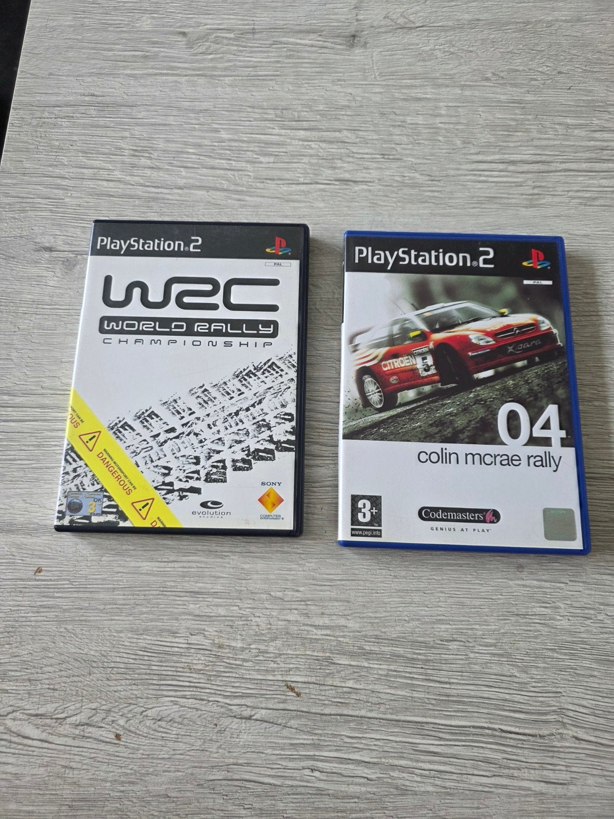 Lot de 2 jeux de Rally PS2, Enlèvement ou Envoi, 2 joueurs, Comme neuf, Course et Pilotage