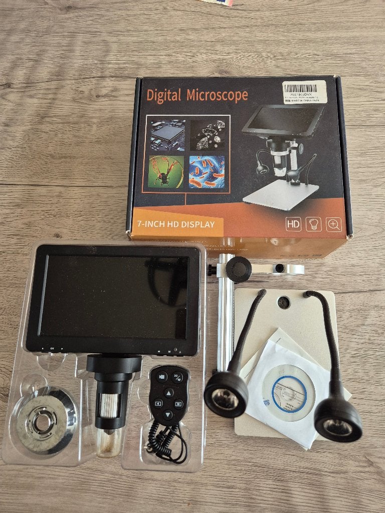 Digitale Microscoop dm9, Audio, Tv en Foto, Optische apparatuur | Microscopen, Ophalen, Zo goed als nieuw, 1000x of meer, Biologische microscoop