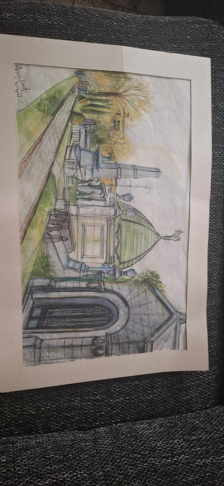 tekening schilder, Ophalen, Tekening