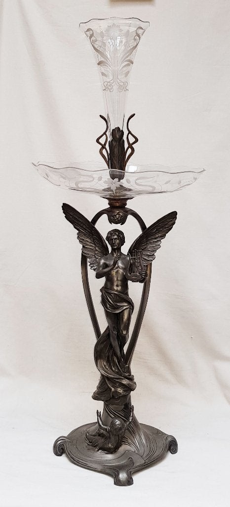 Art Nouveau Tafelmiddenstuk - Orpheus - WMF., Antiek en Kunst, Ophalen of Verzenden