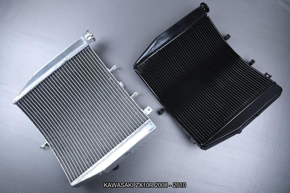 Radiateur Koeler AVDB KAWASAKI ZX10R 2008 - 2010 ZX 10 R, Motoren, Ophalen of Verzenden, Nieuw