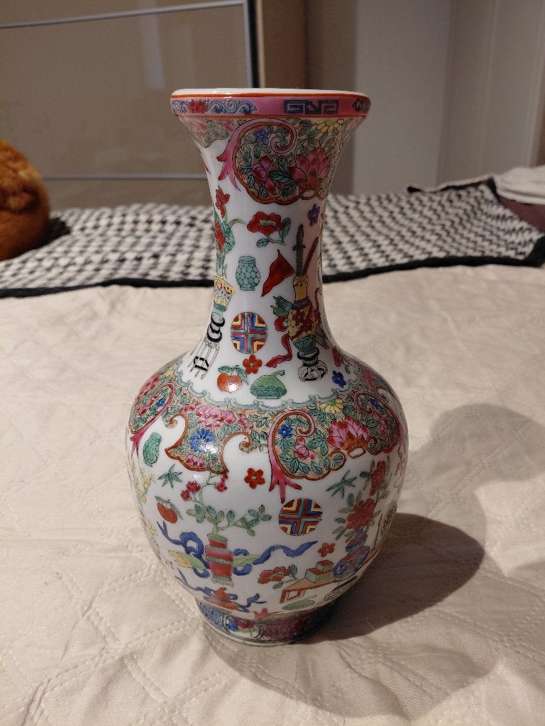 BEAU VASE, Enlèvement, Comme neuf, Multicolore, Pierre/céramique