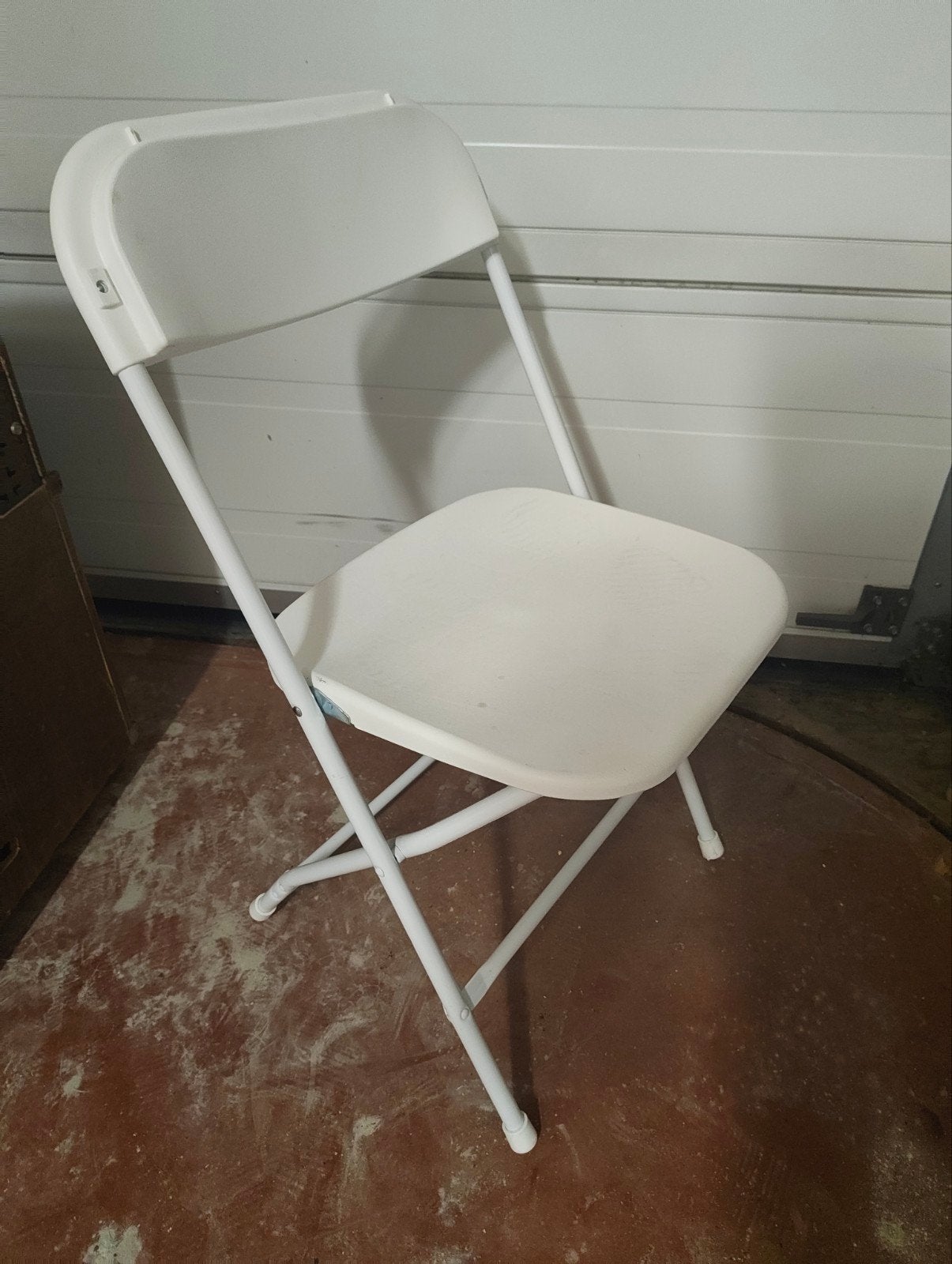 witte klapstoelen vouwstoelen, Ophalen, Zo goed als nieuw