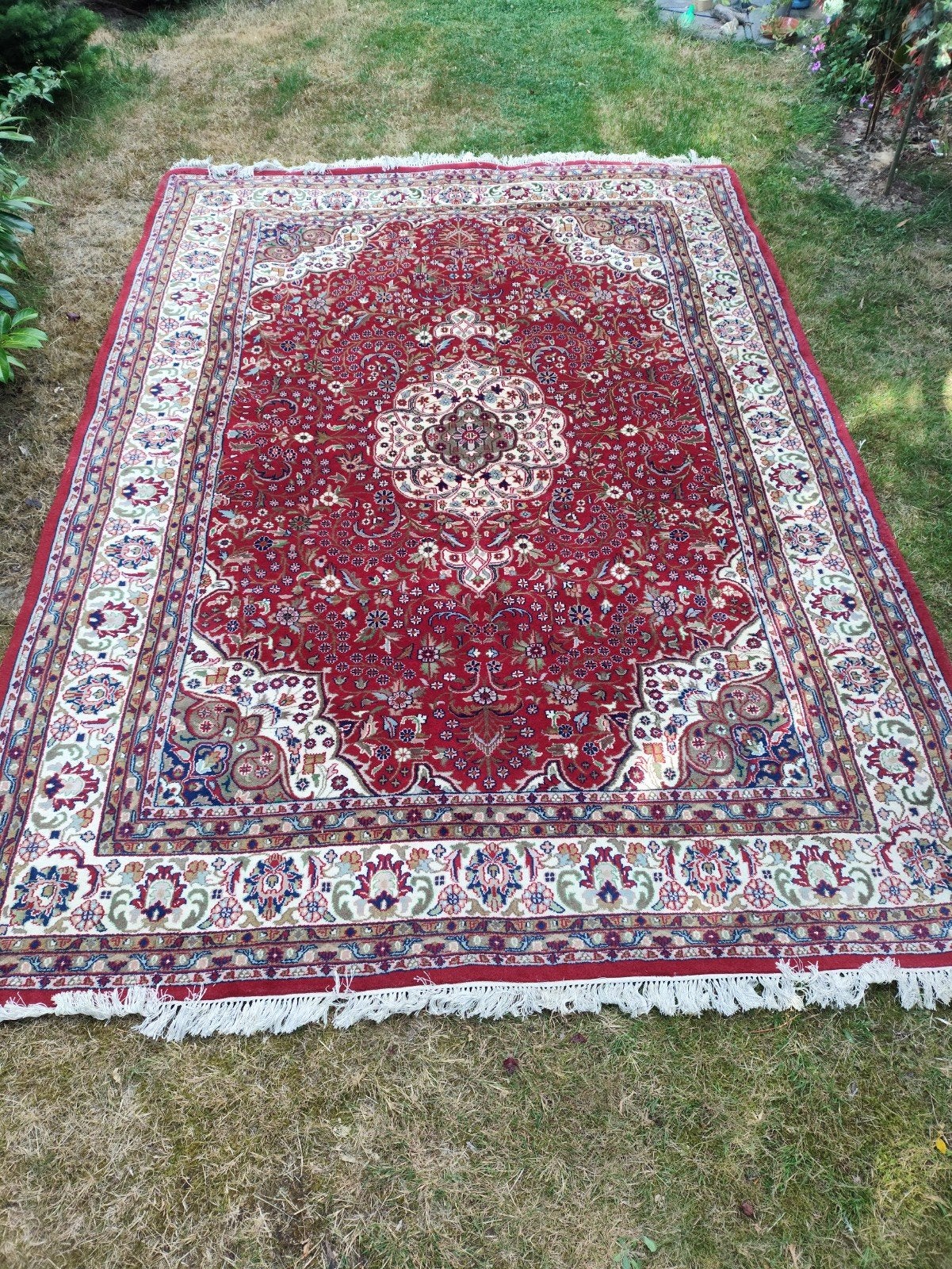 Tapis 3*4 m, magnifique, Rouge, 200 cm ou plus, 200 cm ou plus, Comme neuf
