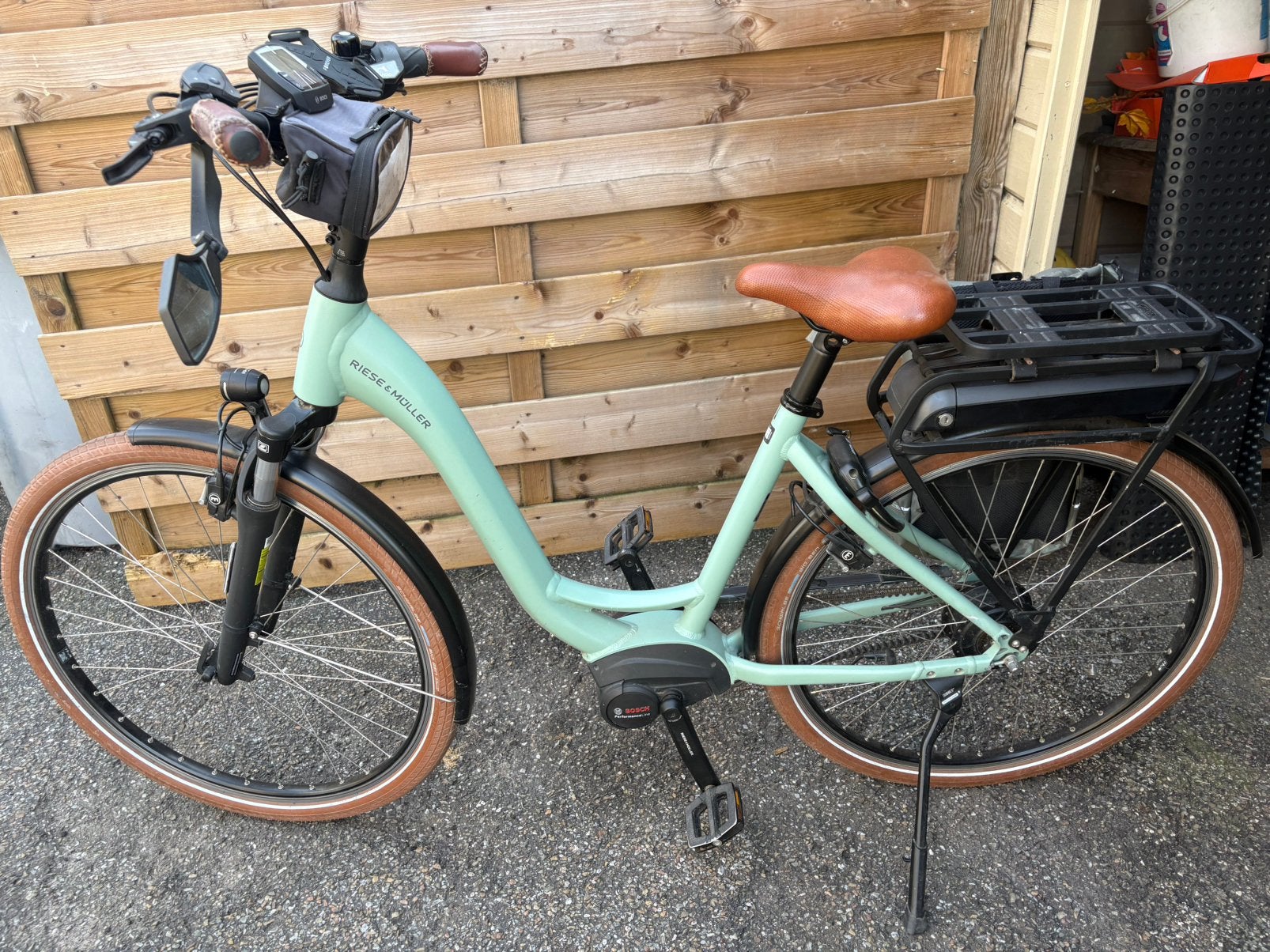 Riese en muller fiets, Fietsen en Brommers, Elektrische fietsen, Ophalen, Zo goed als nieuw