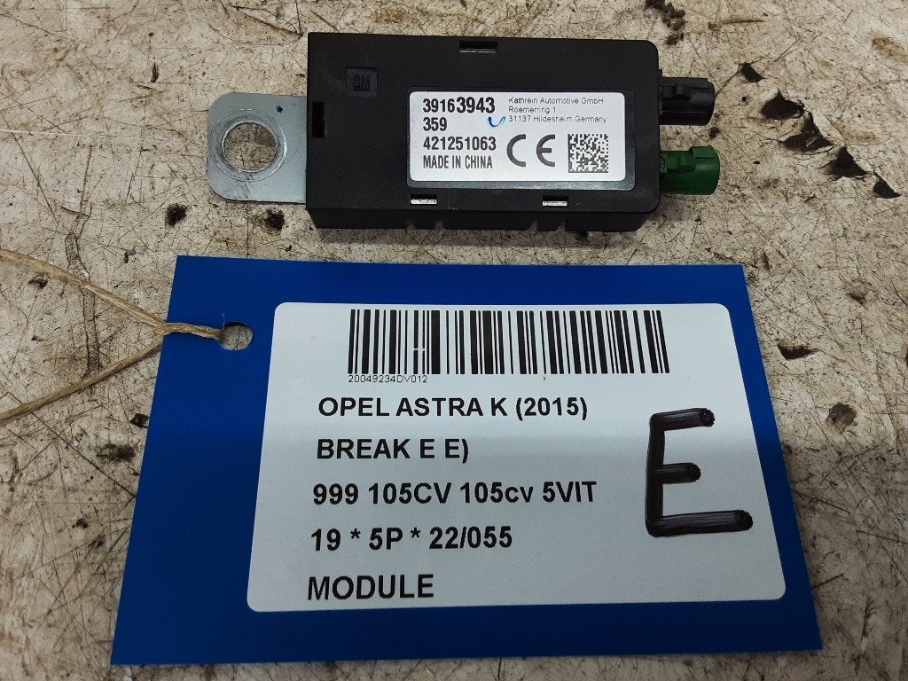 COMPUTER Opel Astra K Sports Tourer (39163943), Gebruikt, Opel