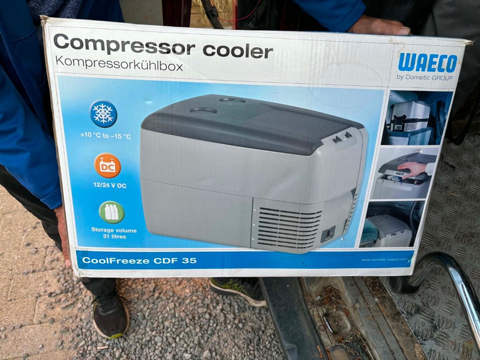 Compressor koelbox waeco/ dometic coolfreeze CDF 35, Caravanes & Camping, Glacières, Glacières, Compresseur, Enlèvement