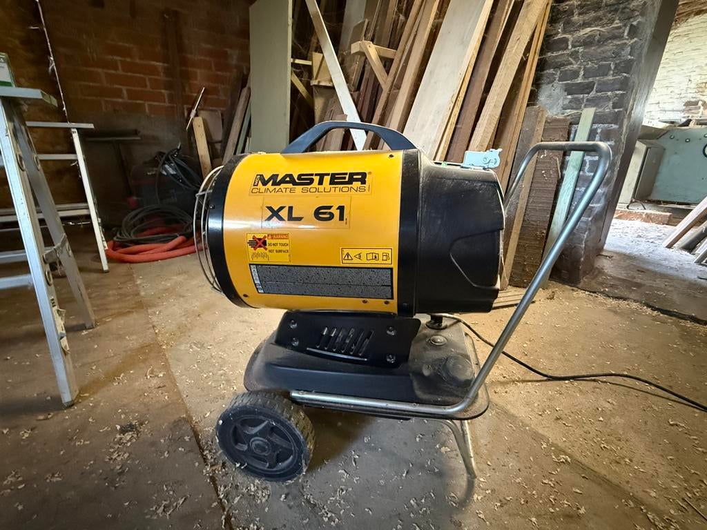 Warmtekanon mazout Master XL, Enlèvement