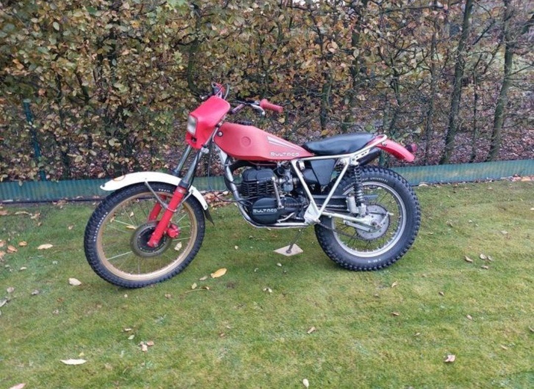 bultaco sherpa 350cc 2takt trial oldtimer, Motos, 350 cm³, Occasion, Permis Moto A2 minimum, 12 à 35 kW