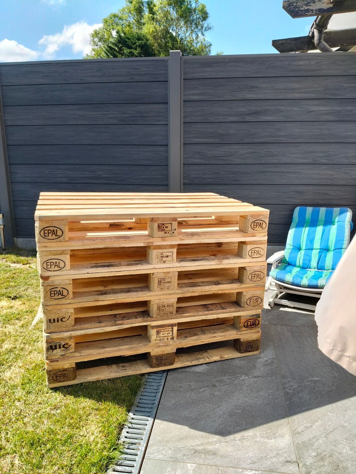 Europalettes très propres 120/80 cm