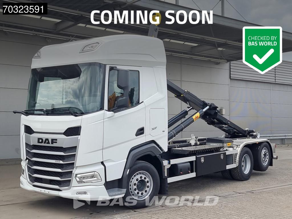 DAF XF 480 6X2 COMING SOON! NEW HYVA 26-60S Lift+Steering ax, Auto's, Automaat, Stof, Euro 6, Trekhaak