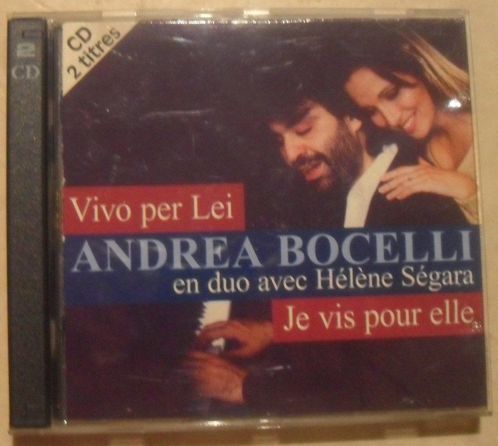 Andrea Bocelli en duo avec Hélène Ségara - Vivo per lei, Ophalen of Verzenden