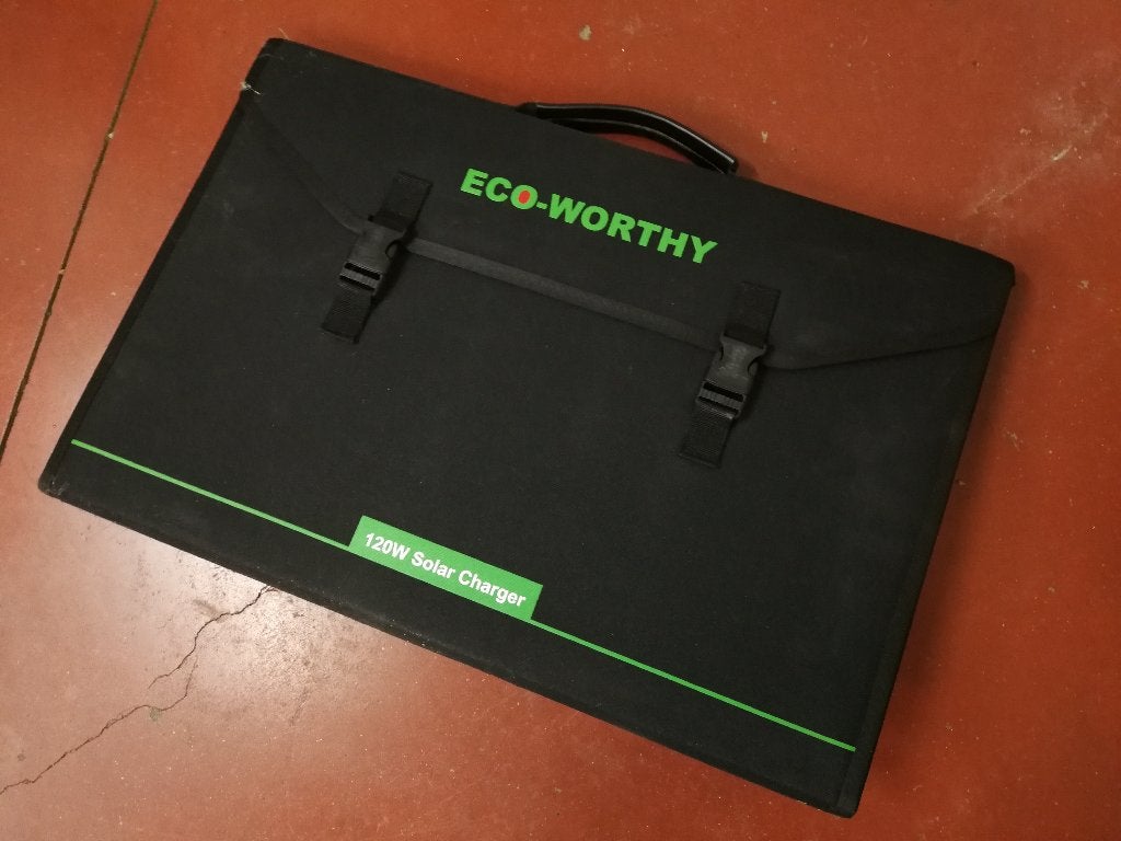 Opvouw zonnepaneel 120W Eco worthy, Ophalen, Zo goed als nieuw
