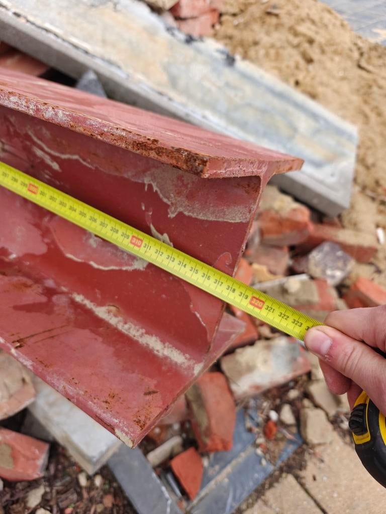 HEA profiel 180 - Lengte 318 cm, Doe-het-zelf en Bouw, Metalen, Ophalen