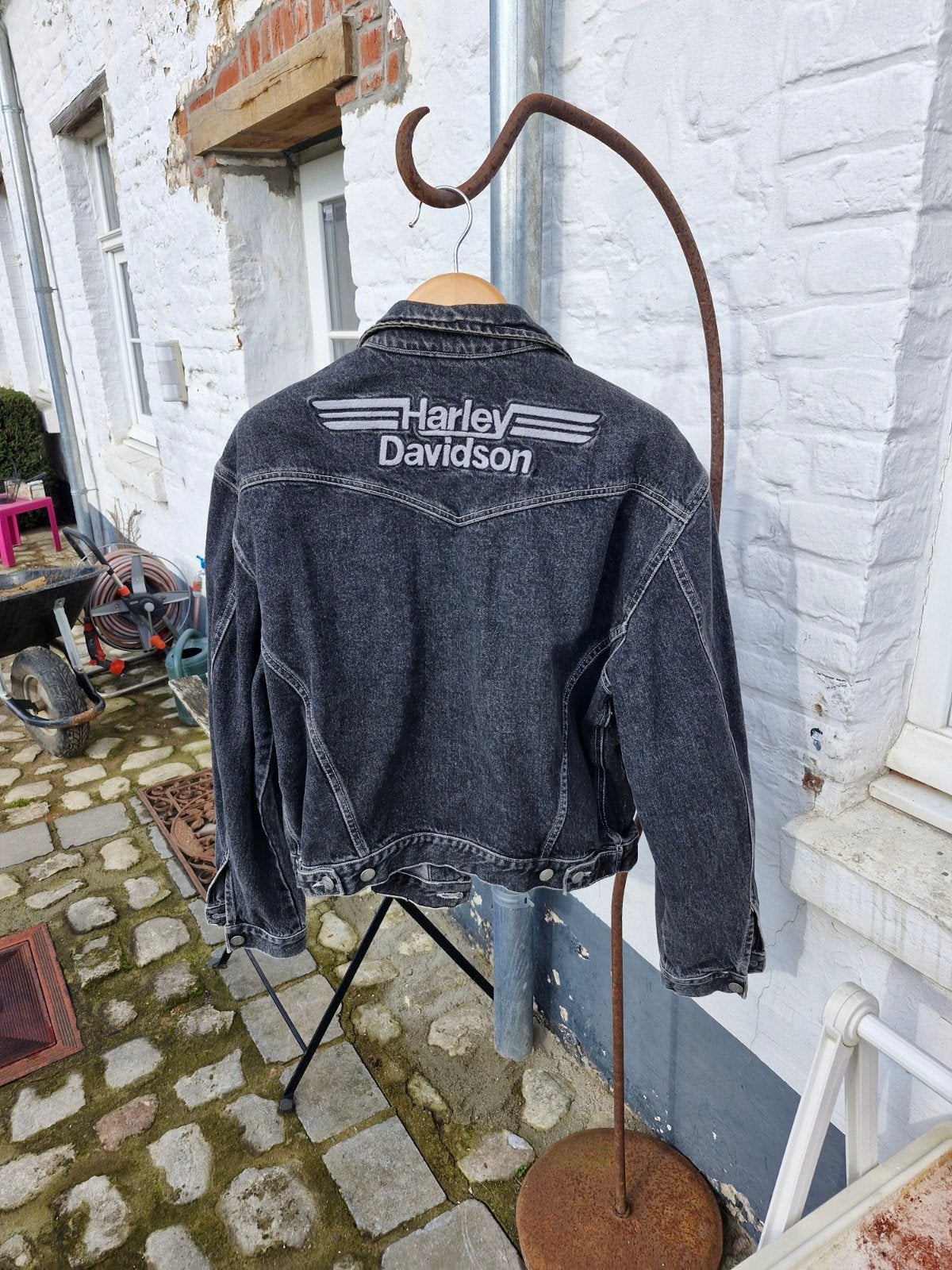 VESTE FEMME NEUVE EN JEAN'S TAILLE XL, Motos, Enlèvement ou Envoi