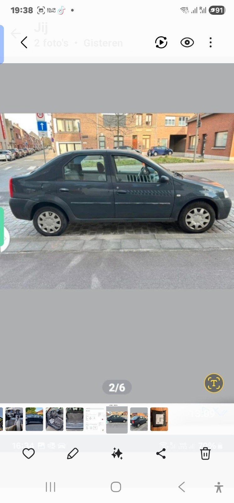 Zuinige Dacia Logan 1.4, Auto's, Dacia, Logan, Handgeschakeld, Particulier, ABS