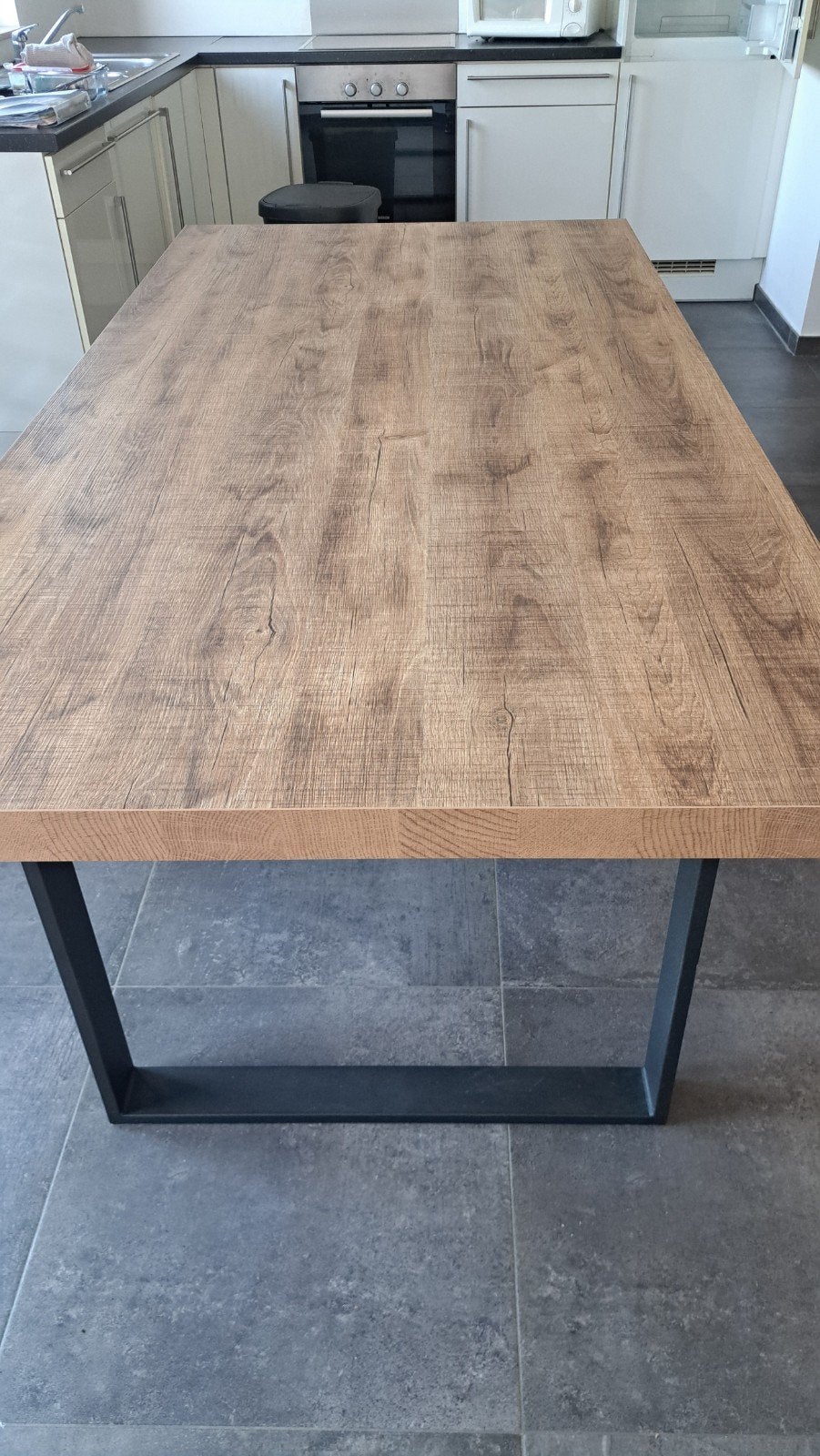 table de living, Maison & Meubles, 200 cm ou plus, Comme neuf, Enlèvement, 50 à 100 cm