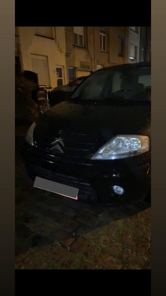 Zwarte citroen c3 1.4 Benzine te koop in goede staat, Autos, Euro 5, Achat, Boîte manuelle, 5 portes