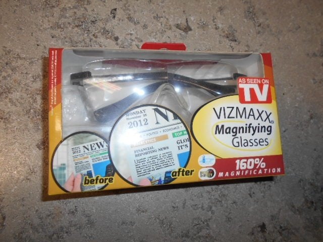 Nieuwe vergrotende bril - Vizmaxx, Hobby en Vrije tijd, Vergrootglazen, Loepen en Loeplampen, Ophalen of Verzenden, Nieuw
