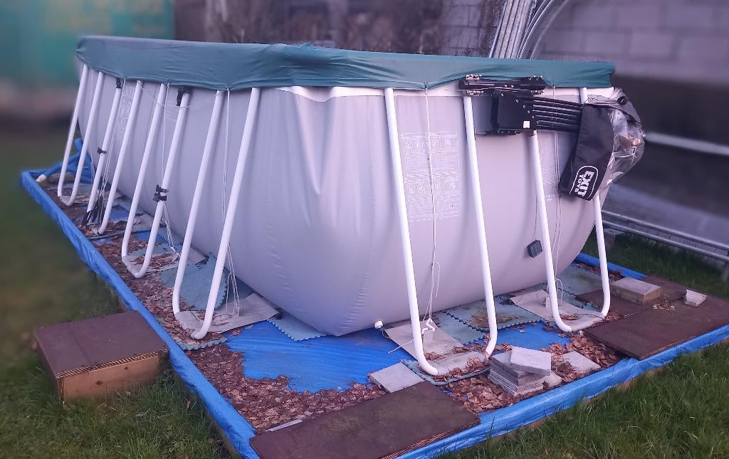 Piscine jors sol, Jardin & Terrasse, Enlèvement, Utilisé, 80 à 120 cm, Rectangulaire