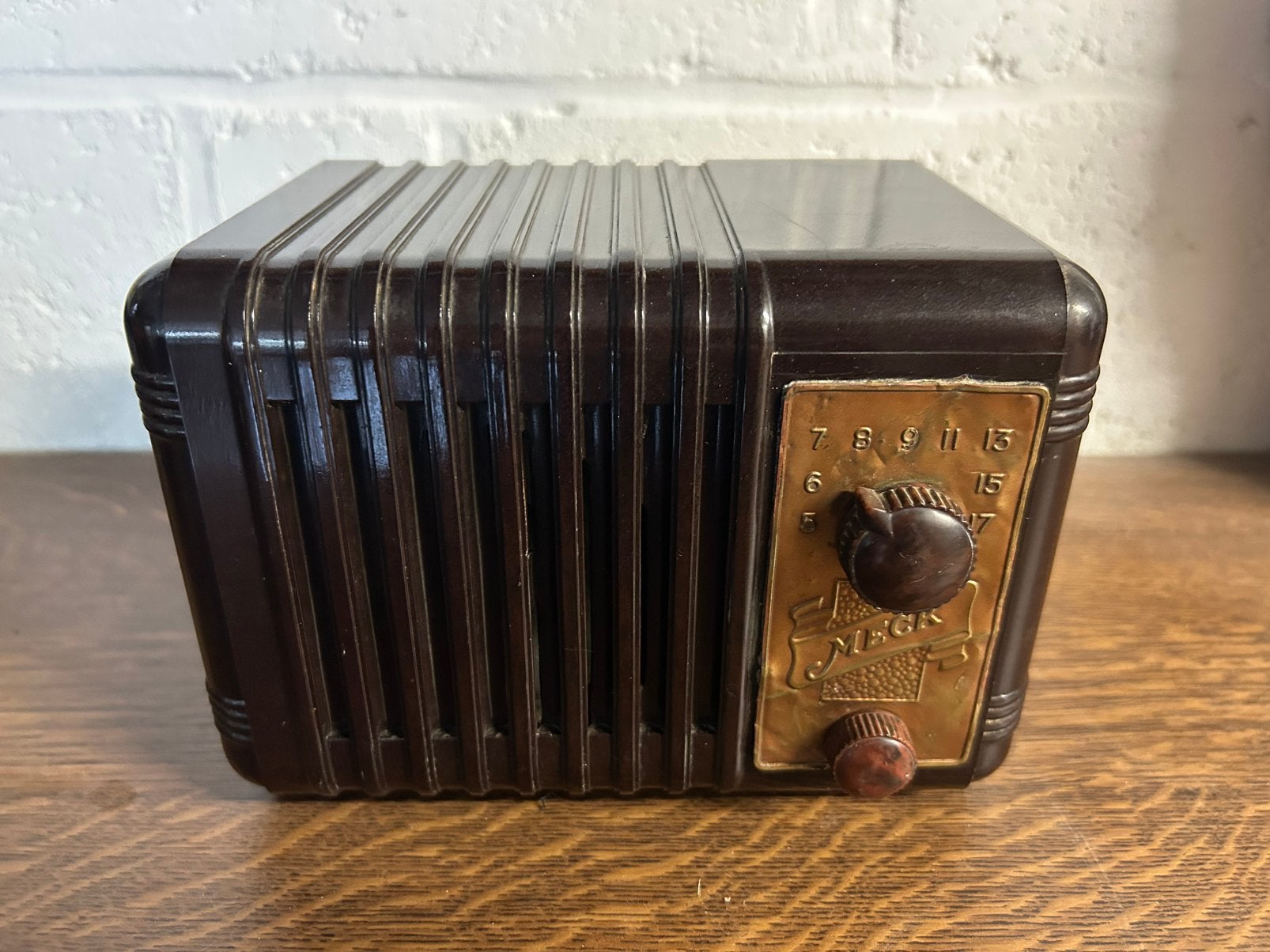 Meck buizenradio type DA601, Antiek en Kunst, Ophalen of Verzenden