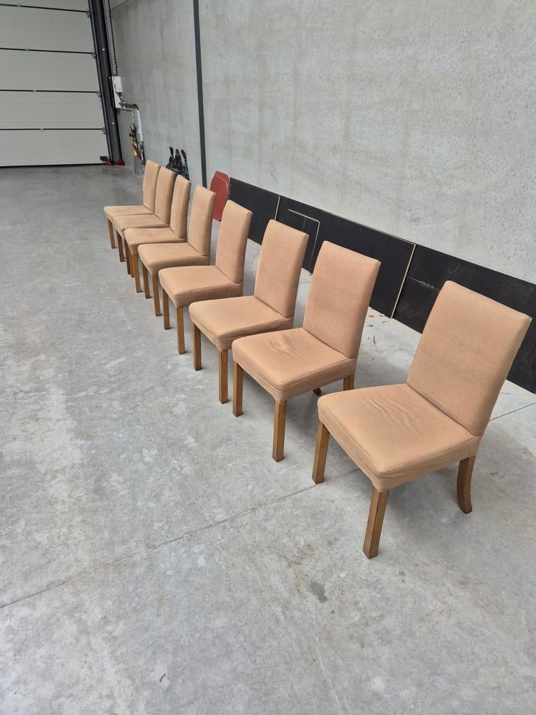 8 chaises de salle à manger en tissu, Autres couleurs, Klassiek, Enlèvement, Tissus