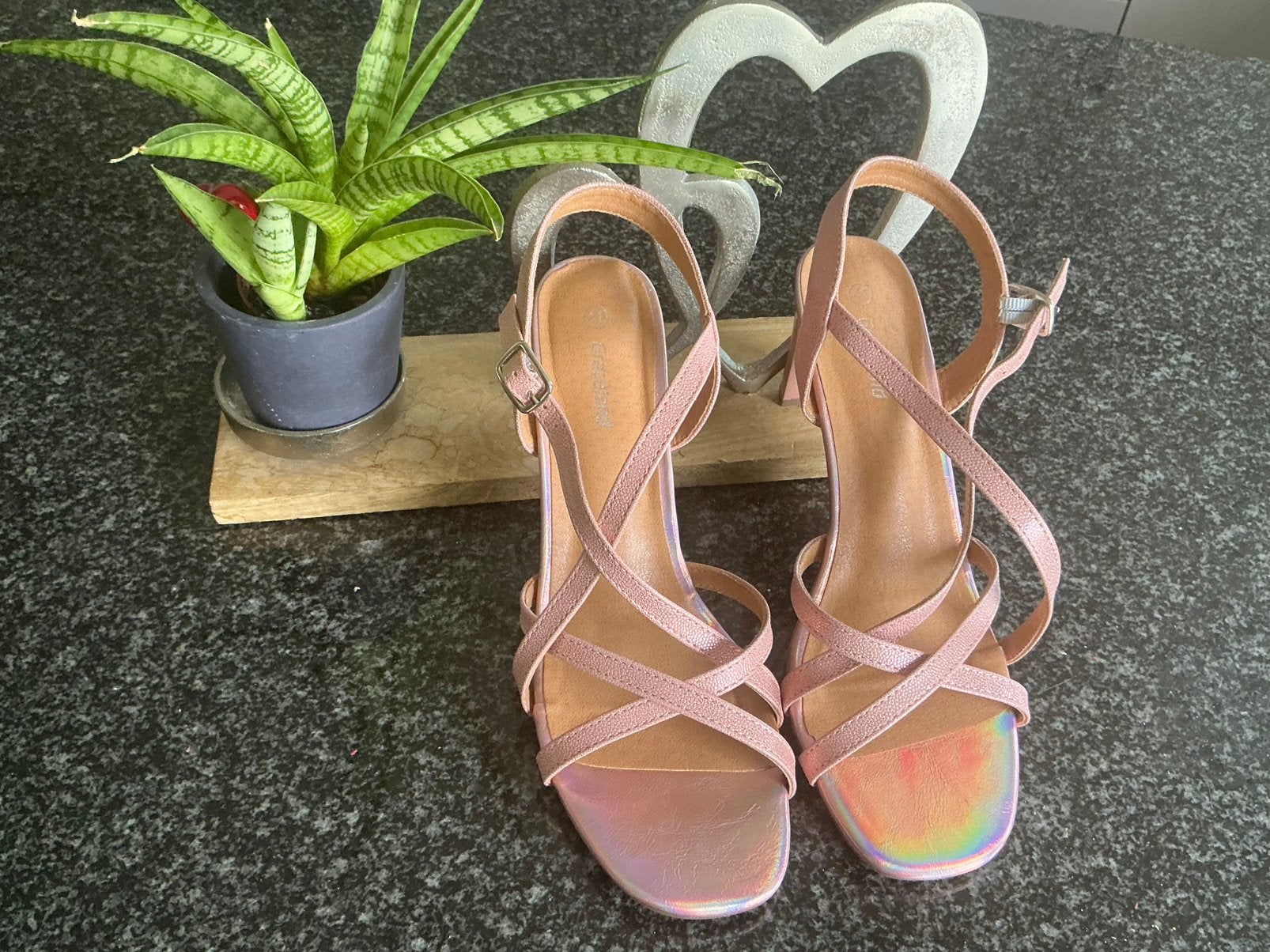 Sandales taille 41, Neuf, Enlèvement ou Envoi, Rose, Chaussures à haut talons