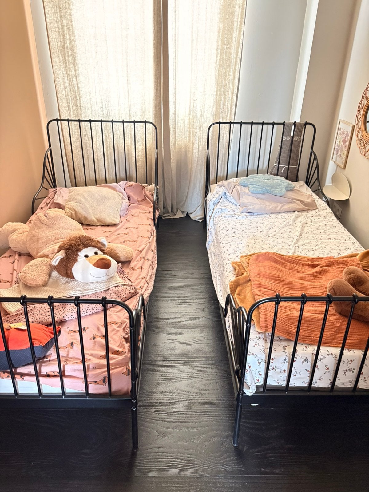 lit pour enfant extensible IKEA Minnen, Enlèvement ou Envoi, 70 à 85 cm, Sommier à lattes, 180 cm ou plus