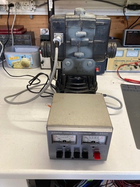 Yaesu G-5500 azimuth/Elevatie-rotor, Enlèvement ou Envoi, Utilisé