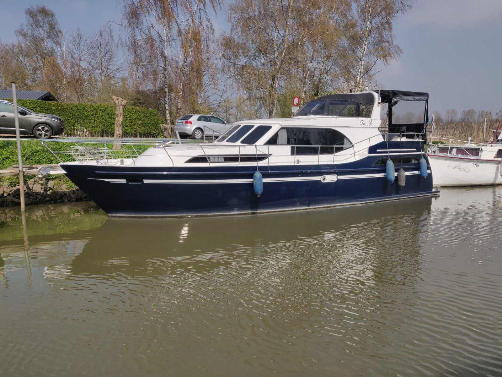 motor boot 13.5 meter, Ophalen