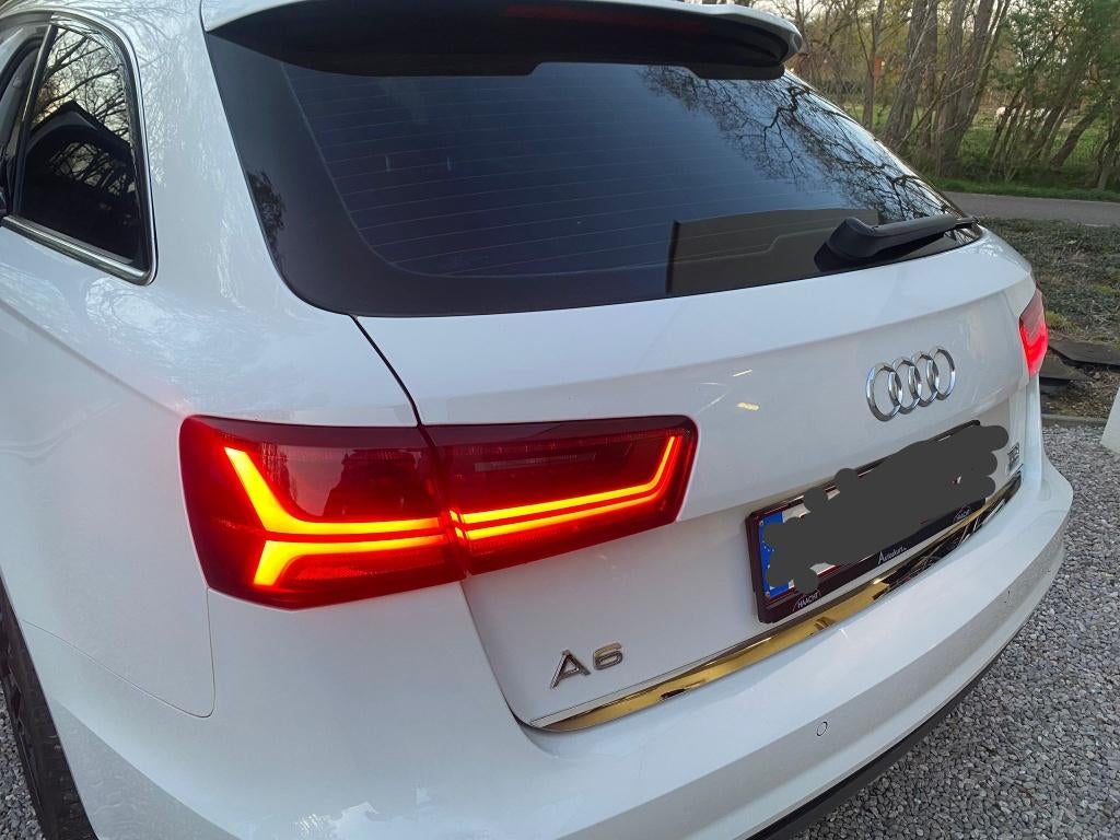 AUDI A6 AVANT IBISWIT, Auto's, Automaat, Wit, Leder, 5 deurs