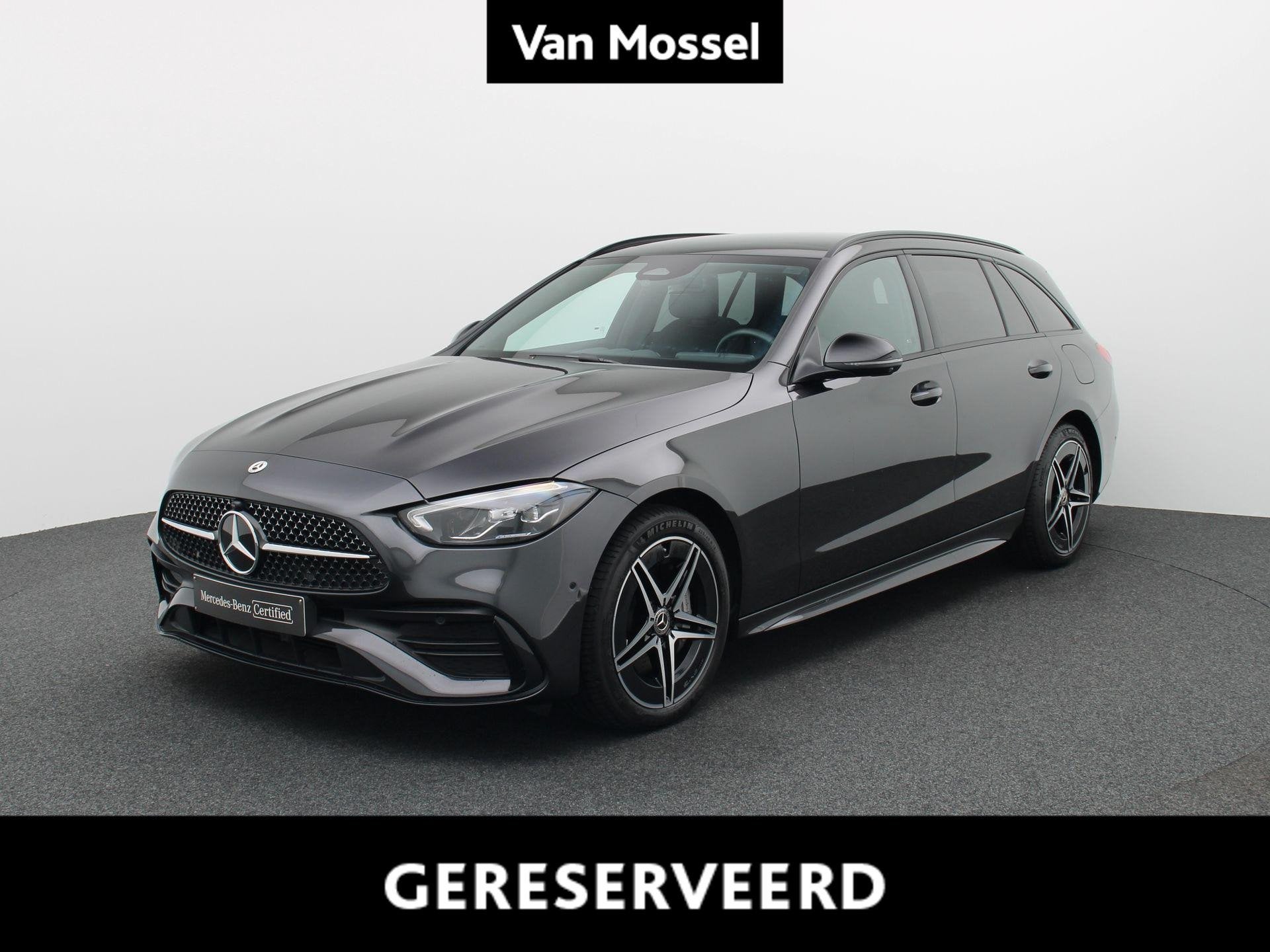 Mercedes-Benz C-Klasse 300 e AMG Line Break + PANORAMISCH DA, Autos, Argent ou Gris, Achat, Entreprise, Noir