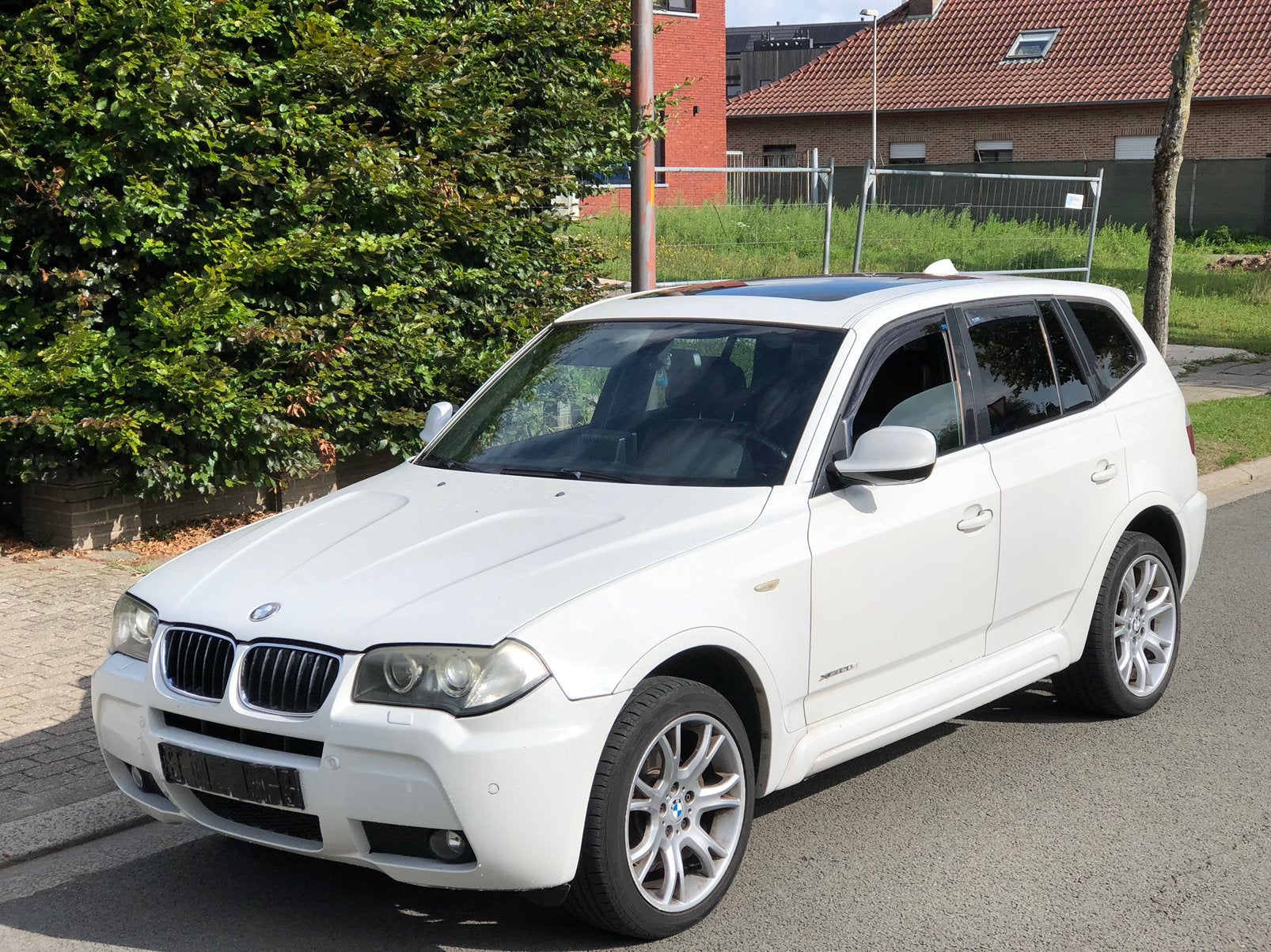 BMW X3 Mpack 2.0L Automaat Euro5 Full Option, Auto's, Automaat, Euro 5, Wit, Leder