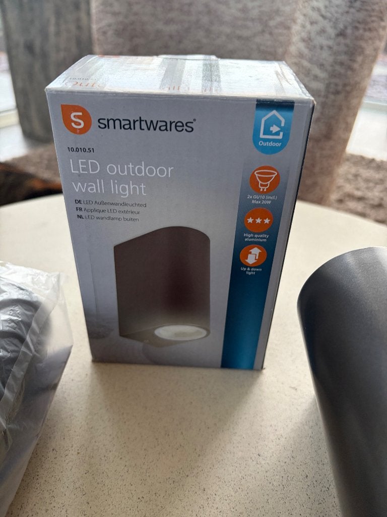 LED outdoor wall light, Ophalen, Minder dan 50 watt, Wandlamp, Led