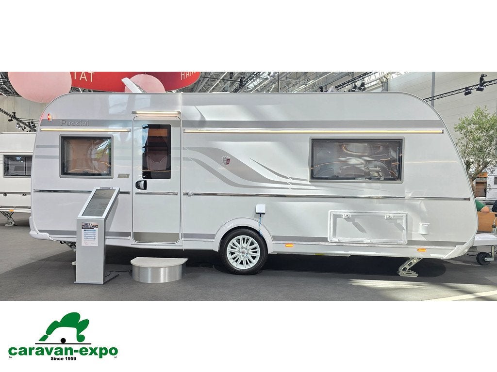 TABBERT PUCCINI 550 E 2,50m (SILVER PEARL), Caravanes & Camping, Caravanes, Jusqu'à 4, Entreprise, Tabbert, 5 à 6 mètres