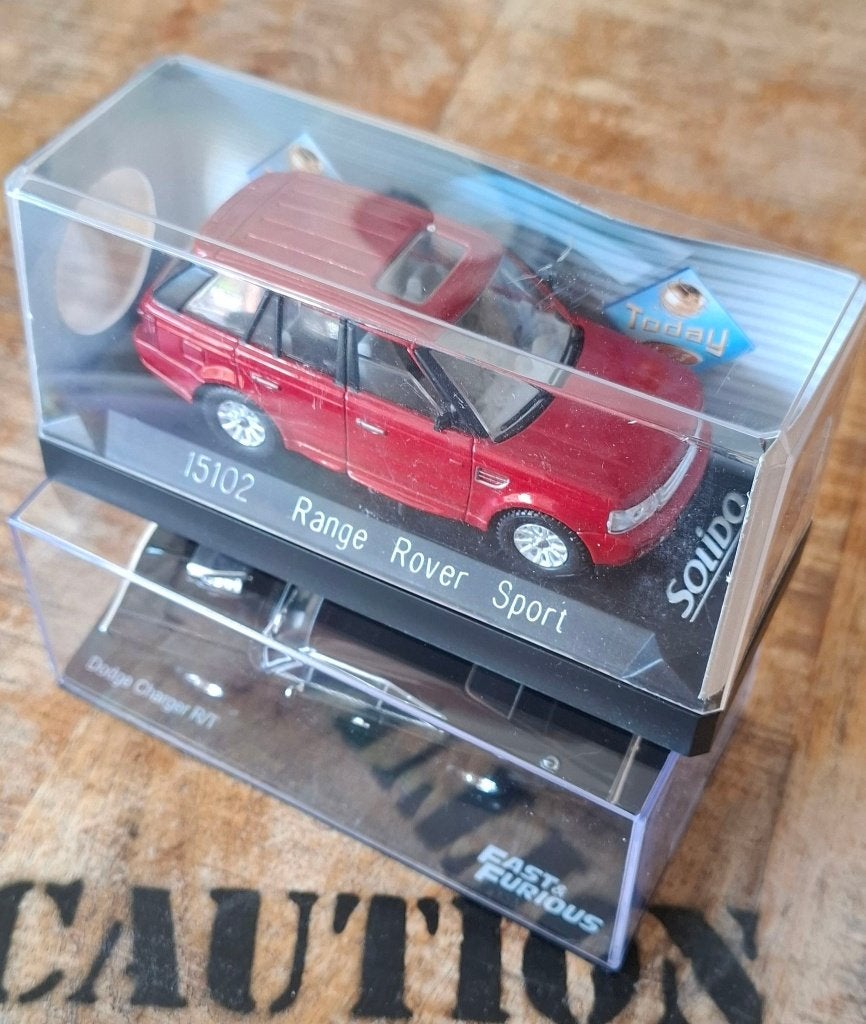 LOT 2 Autos RANGE ROVER + DODGE CHARGER 1/43 SOLIDO UH NEUF, Enlèvement, Neuf, Voiture, Solido