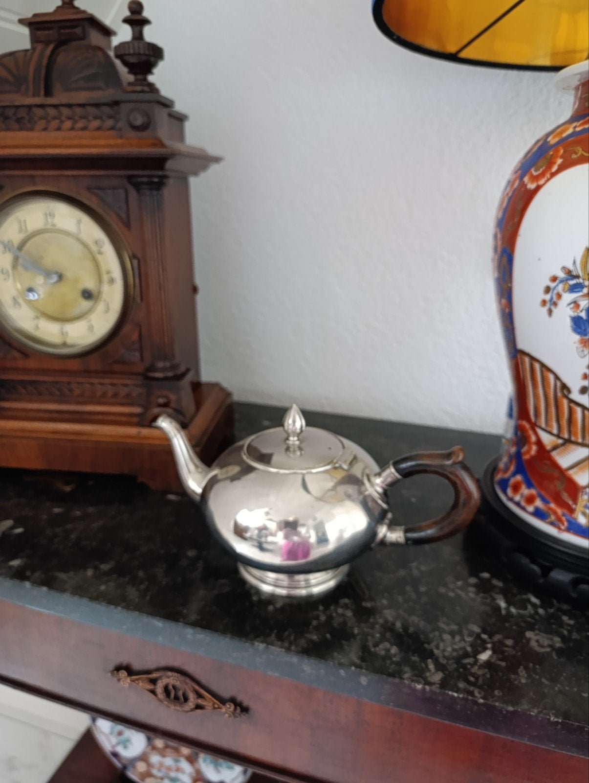 Theepotje., Ophalen