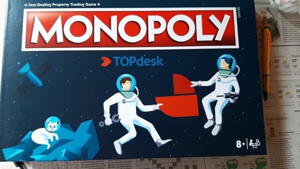 jeu de plateau new Monopoly Topdesk Monopoly limited, Hobby & Loisirs créatifs, 1 ou 2 joueurs, Enlèvement ou Envoi, Neuf, Monopoly