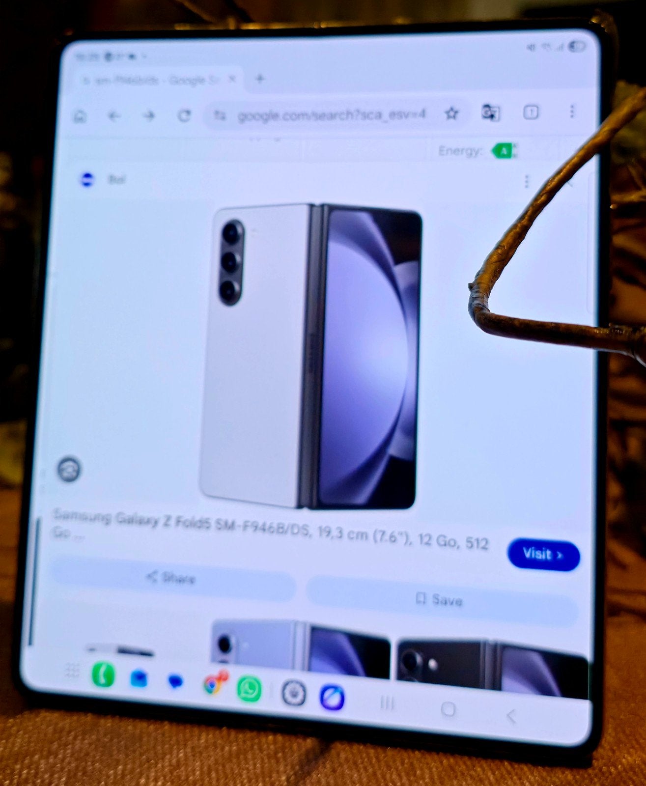 Samsung Galaxy Z Fold5 5G 256GB – Zo goed als nieuw, Ophalen, Zo goed als nieuw, Android OS, Zonder abonnement