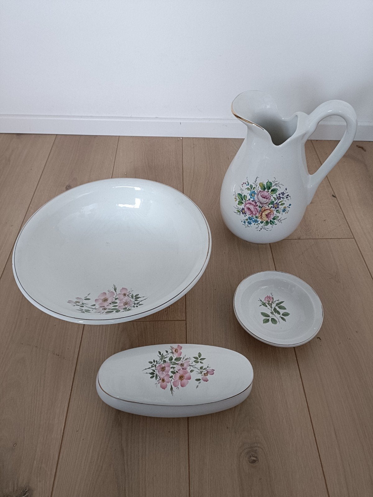 Lampetset - 4 delig, Antiek en Kunst, Ophalen