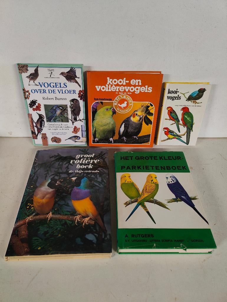 Lot boeken over vogels - volière vogels / parkieten / ..., Boeken, Ophalen of Verzenden, Zo goed als nieuw, Vogels
