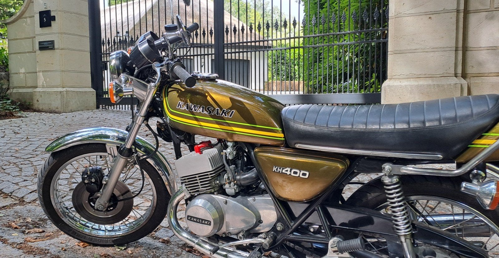 KAWASAKI KH400 A3 UIT 1976, Motoren