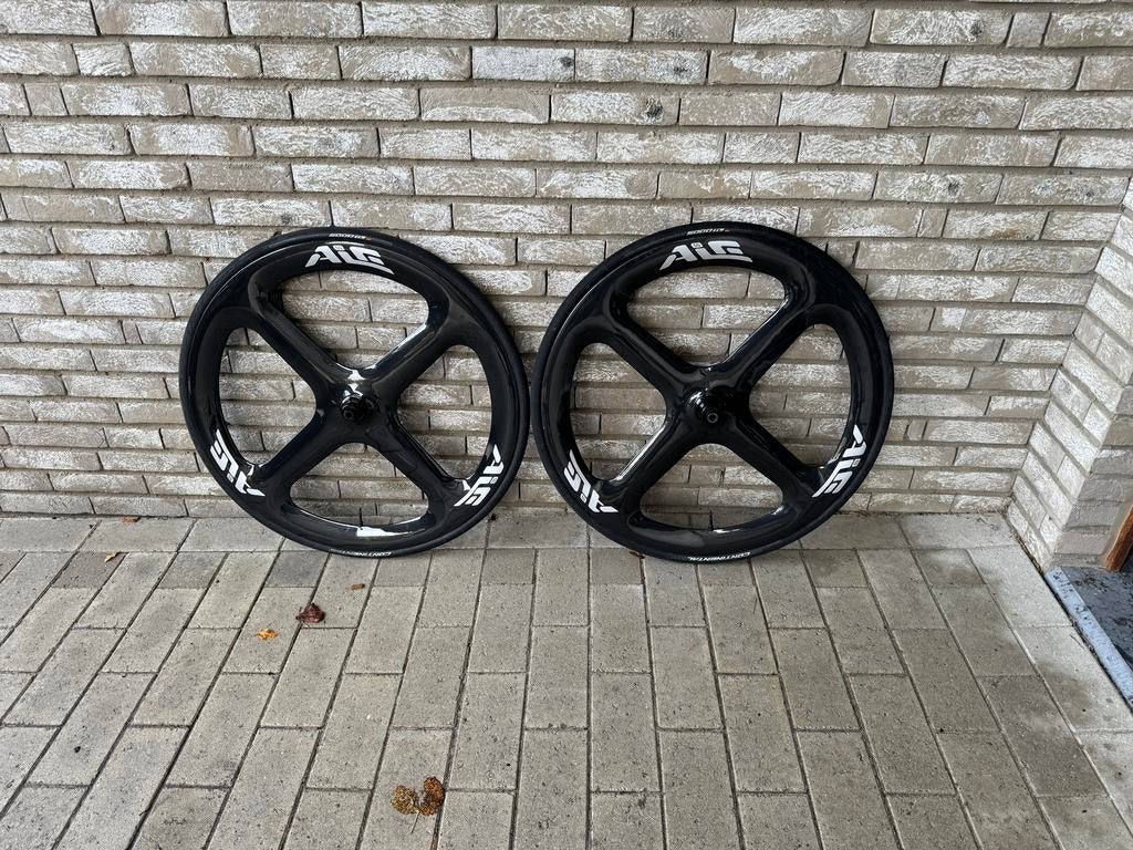 Carbon 4-spaaks Wielen – Road & Gravel Ready, Ophalen of Verzenden, Zo goed als nieuw, Carbon, Schijfrem