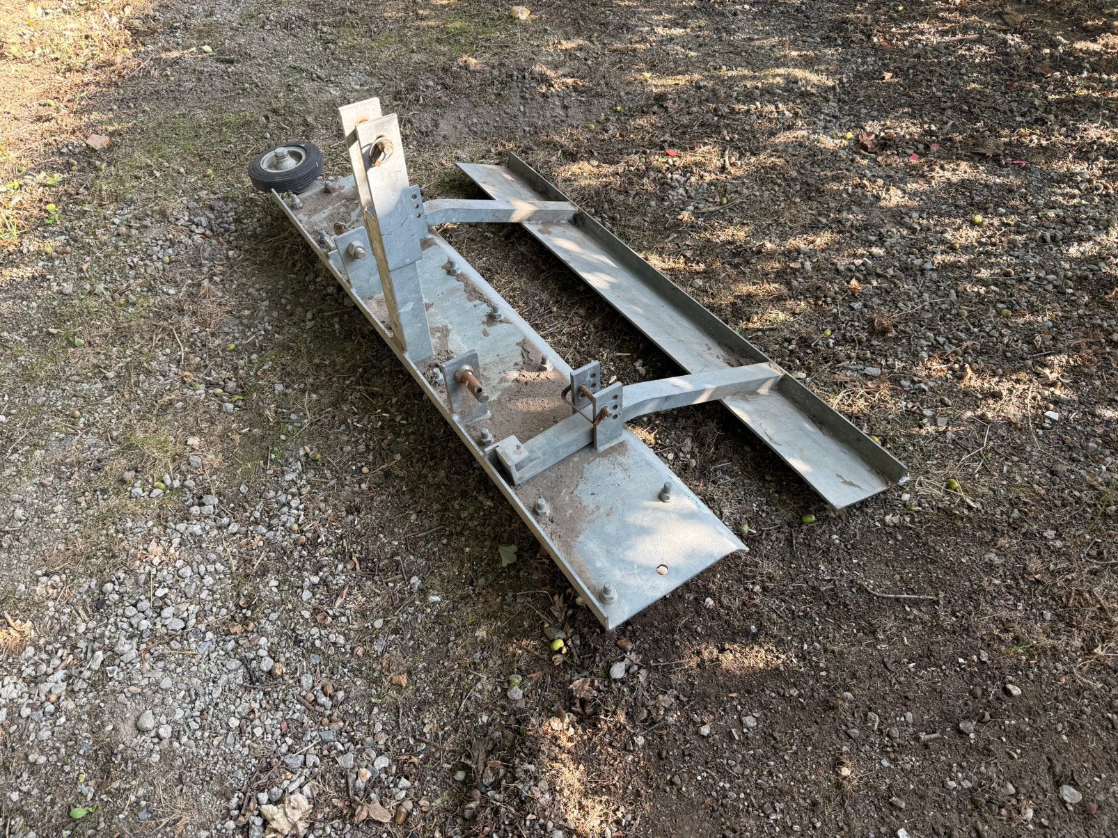 Manegevlakker / Bodemvlakker/Manegesleep minitractor tractor, Doe-het-zelf en Bouw, Metalen, Ophalen, Gebruikt, IJzer