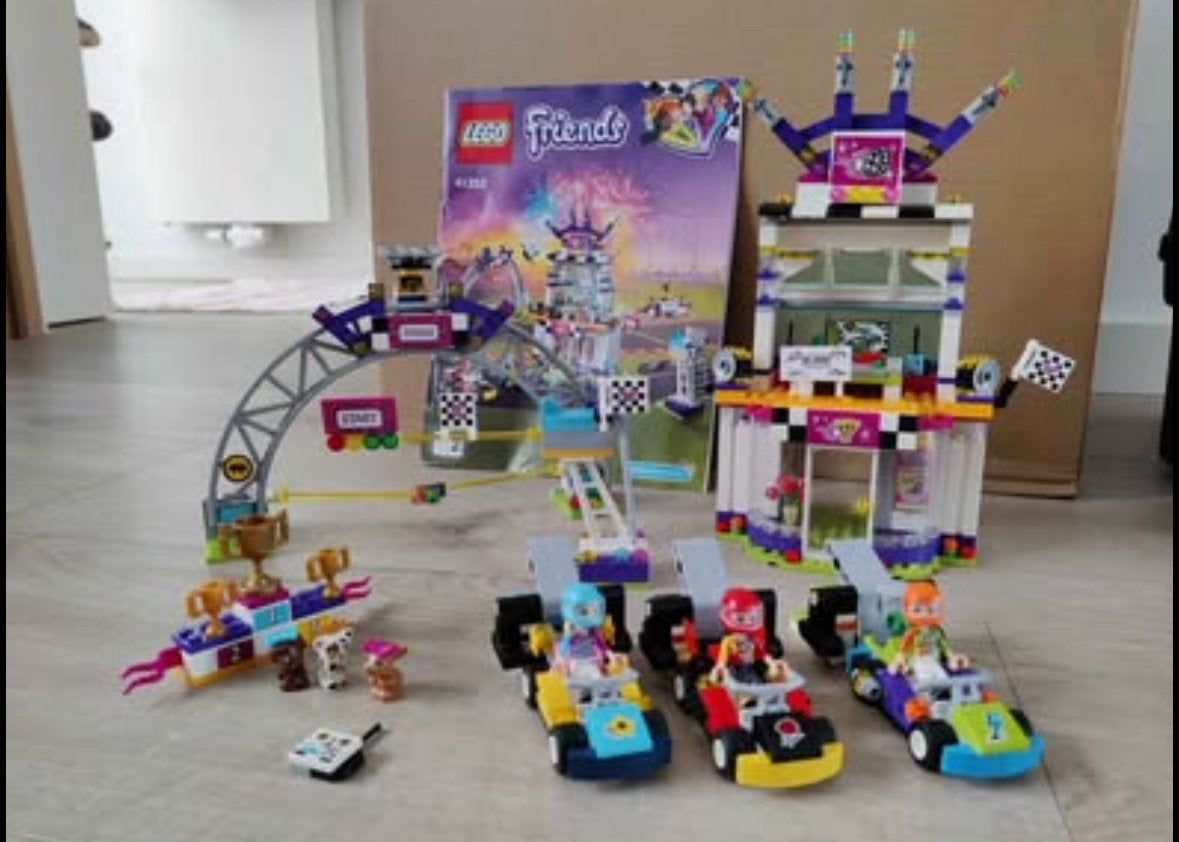 LEGO Friends Kart De Grote Racedag -41352, Ophalen, City, Lego, Zo goed als nieuw